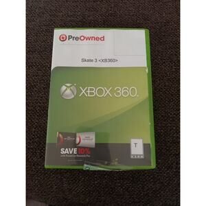 Skate 3 -- Platinum Hits (Microsoft Xbox 360, 2010) - No Manual